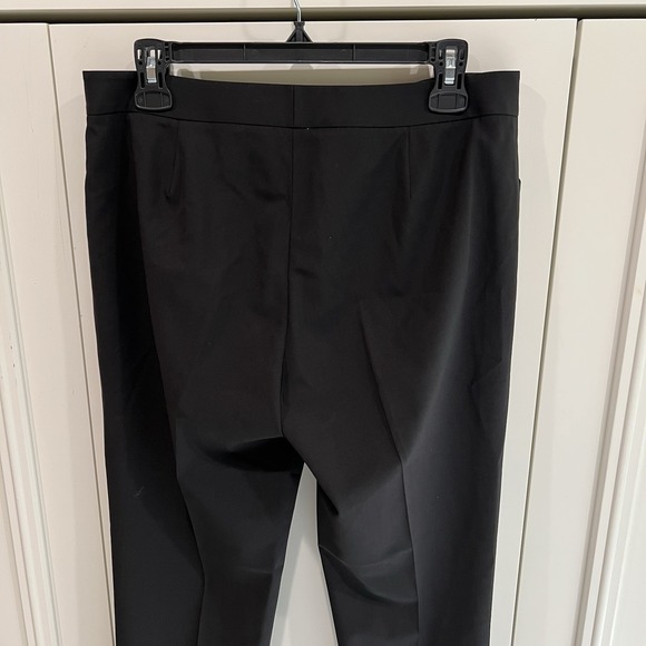 Lafayette 148 Black Wool Irving‎ Dress Pants Minimalist Career Capsule Wardrobe - Picture 4 of 9